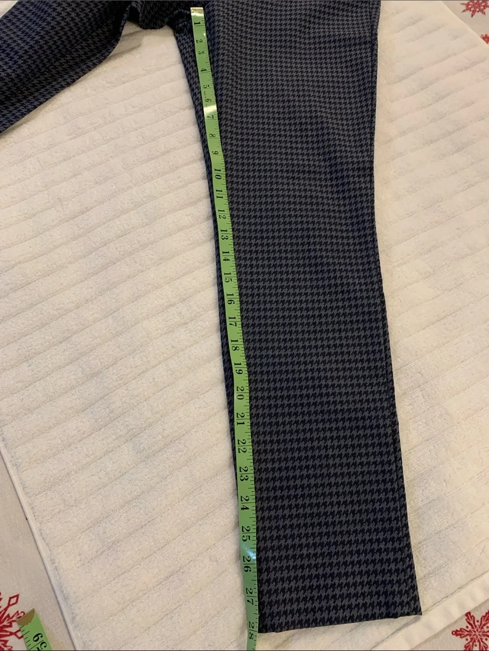 Banana Republic Sloan Navy Houndstooth Slim Dress Pants​